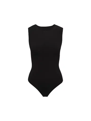 Commando Women's Signature Crewneck Bodysuit - Black | Thumbnail 1 Commando Women's Signature Crewneck Bodysuit - Black | Thumbnail 1