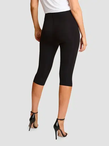 Commando Women's Neoprene Capri Leggings - Black | Thumbnail 3 Commando Women's Neoprene Capri Leggings - Black | Thumbnail 3
