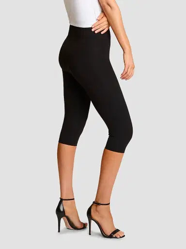 Commando Women's Neoprene Capri Leggings - Black | Thumbnail 5 Commando Women's Neoprene Capri Leggings - Black | Thumbnail 5