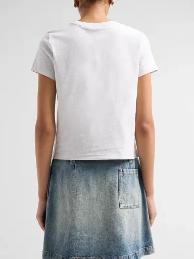 Marc Jacobs Women's Canal St Logo Cotton T-Shirt - Heather Grey | Thumbnail 3 Marc Jacobs Women's Canal St Logo Cotton T-Shirt - Heather Grey | Thumbnail 3