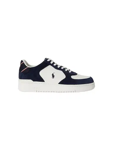 Polo Ralph Lauren Men's Masters Court Low-Top Sneakers - Navy White Multi - Size 9 | Thumbnail 1 Polo Ralph Lauren Men's Masters Court Low-Top Sneakers - Navy White Multi - Size 9 | Thumbnail 1
