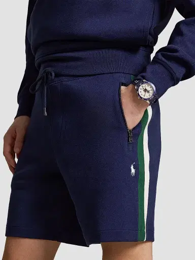 Ralph Lauren Men's Terry Drawstring Shorts - Newport Navy | Thumbnail 5 Ralph Lauren Men's Terry Drawstring Shorts - Newport Navy | Thumbnail 5