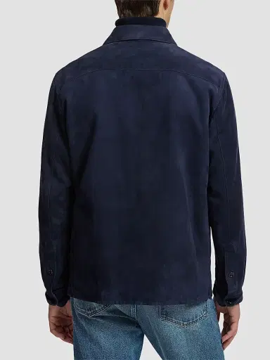 Ralph Lauren Purple Label Men's Suede Shirt Jacket | Thumbnail 3 Ralph Lauren Purple Label Men's Suede Shirt Jacket | Thumbnail 3