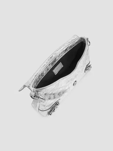 Balenciaga Women's Le City Clutch with Chain - Silver | Thumbnail 8 Balenciaga Women's Le City Clutch with Chain - Silver | Thumbnail 8