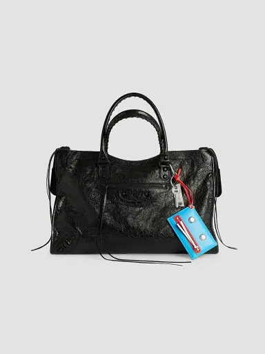 Balenciaga Women's Le City Robot Keychain Charm - Blue Red | Thumbnail 3 Balenciaga Women's Le City Robot Keychain Charm - Blue Red | Thumbnail 3