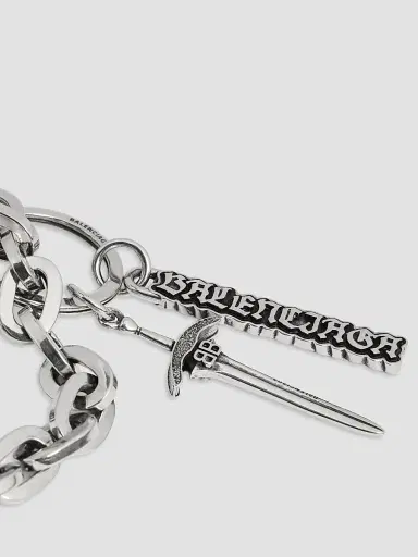 Balenciaga Men's Goth Trouser Chain - Antique Silver | Thumbnail 2 Balenciaga Men's Goth Trouser Chain - Antique Silver | Thumbnail 2