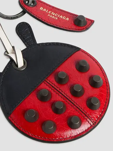 Balenciaga Men's Le City Ladybug Keychain Charm - Black Red | Thumbnail 3 Balenciaga Men's Le City Ladybug Keychain Charm - Black Red | Thumbnail 3