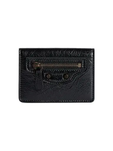 Balenciaga Women's Le City Flap Card Holder - Black | Thumbnail 1 Balenciaga Women's Le City Flap Card Holder - Black | Thumbnail 1
