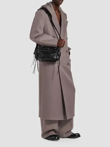 Balenciaga Men's Le City Crossbody Camera Bag - Black | Thumbnail 3 Balenciaga Men's Le City Crossbody Camera Bag - Black | Thumbnail 3