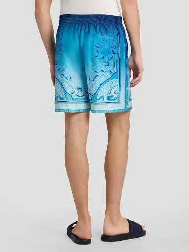 Casablanca Men's Egyptian Rug Silk Shorts | Thumbnail 3 Casablanca Men's Egyptian Rug Silk Shorts | Thumbnail 3