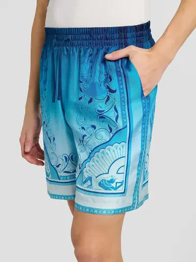 Casablanca Men's Egyptian Rug Silk Shorts | Thumbnail 5 Casablanca Men's Egyptian Rug Silk Shorts | Thumbnail 5