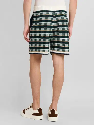 Casablanca Men's Mosaic Cotton Knit Shorts | Thumbnail 3 Casablanca Men's Mosaic Cotton Knit Shorts | Thumbnail 3