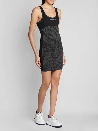 Casablanca Women's Monogram Seamless Scoopneck Minidress | Thumbnail 2 Casablanca Women's Monogram Seamless Scoopneck Minidress | Thumbnail 2