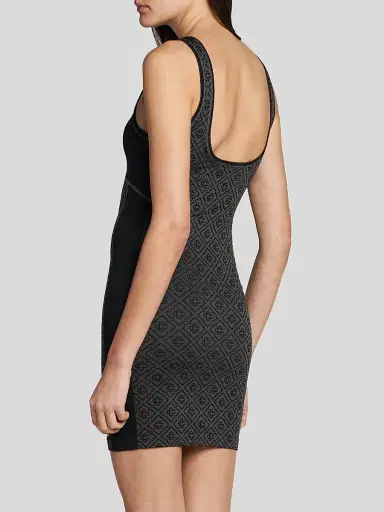 Casablanca Women's Monogram Seamless Scoopneck Minidress | Thumbnail 3 Casablanca Women's Monogram Seamless Scoopneck Minidress | Thumbnail 3