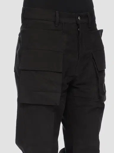 Rick Owens Men's Bolan Cropped Cargo Pants - Black | Thumbnail 5 Rick Owens Men's Bolan Cropped Cargo Pants - Black | Thumbnail 5