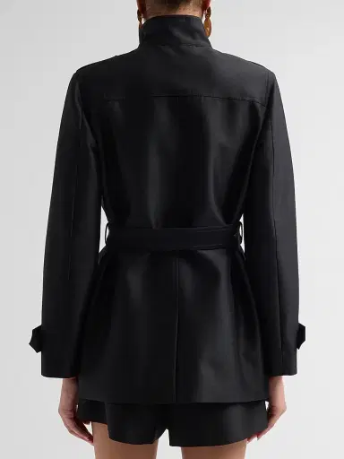 Zimmermann Women's Valiant Wool-Silk Utility Jacket - Black | Thumbnail 3 Zimmermann Women's Valiant Wool-Silk Utility Jacket - Black | Thumbnail 3