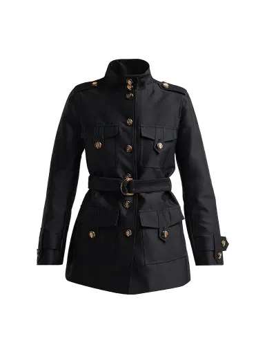 Zimmermann Women's Valiant Wool-Silk Utility Jacket - Black | Thumbnail 1 Zimmermann Women's Valiant Wool-Silk Utility Jacket - Black | Thumbnail 1