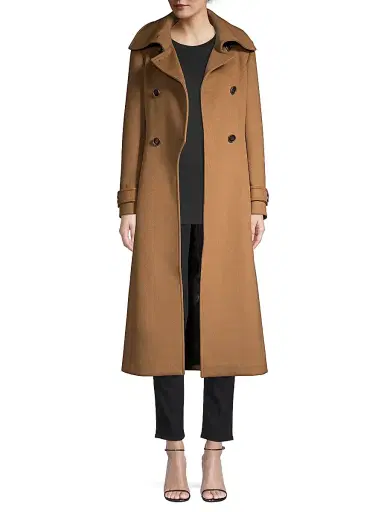Mackage Women's Elodie Double-Breasted Wool Coat - Black - Size XL | Thumbnail 2 Mackage Women's Elodie Double-Breasted Wool Coat - Black - Size XL | Thumbnail 2
