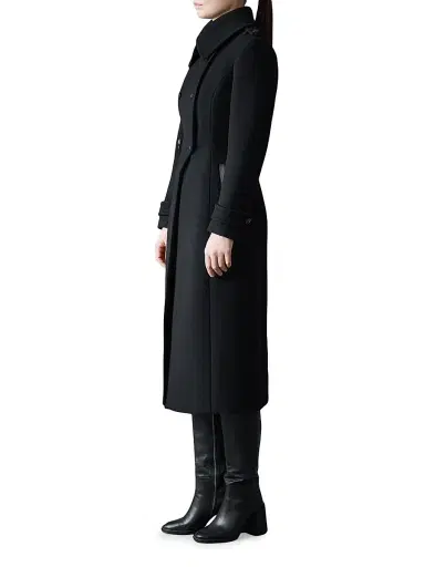 Mackage Women's Elodie Double-Breasted Wool Coat - Black - Size XL | Thumbnail 4 Mackage Women's Elodie Double-Breasted Wool Coat - Black - Size XL | Thumbnail 4