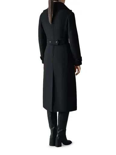 Mackage Women's Elodie Double-Breasted Wool Coat - Black - Size XL | Thumbnail 5 Mackage Women's Elodie Double-Breasted Wool Coat - Black - Size XL | Thumbnail 5