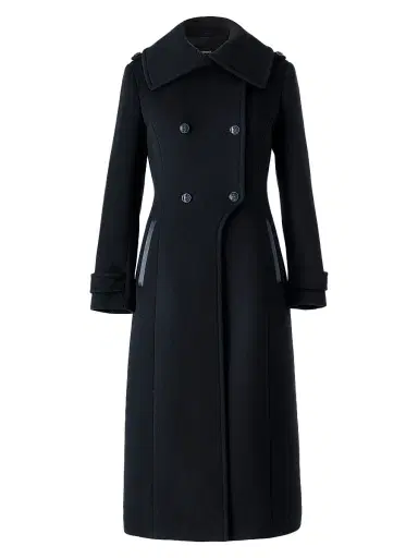 Mackage Women's Elodie Double-Breasted Wool Coat - Black - Size XL | Thumbnail 1 Mackage Women's Elodie Double-Breasted Wool Coat - Black - Size XL | Thumbnail 1