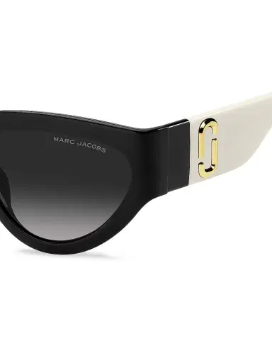 Marc Jacobs Women's 57MM Cat-Eye Sunglasses - Black White Grey | Thumbnail 3 Marc Jacobs Women's 57MM Cat-Eye Sunglasses - Black White Grey | Thumbnail 3