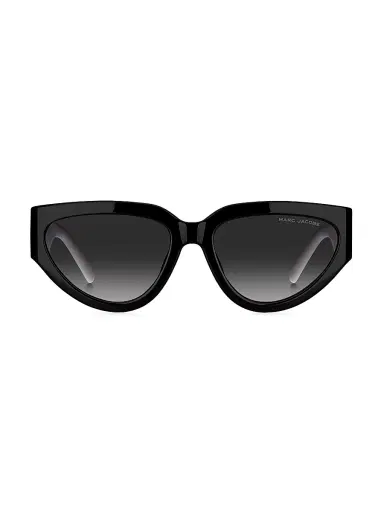 Marc Jacobs Women's 57MM Cat-Eye Sunglasses - Black White Grey | Thumbnail 1 Marc Jacobs Women's 57MM Cat-Eye Sunglasses - Black White Grey | Thumbnail 1