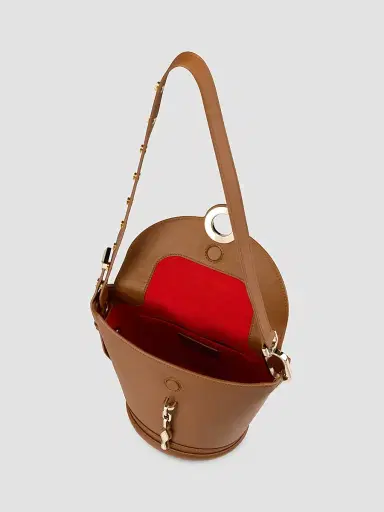 Christian Louboutin Women's Flo Shoulder Bag - Cuoio | Thumbnail 4 Christian Louboutin Women's Flo Shoulder Bag - Cuoio | Thumbnail 4