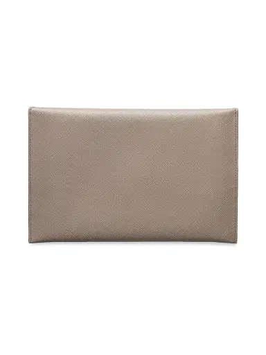 Prada Women's Saffiano Leather Envelope Clutch - Light Brown | Thumbnail 2 Prada Women's Saffiano Leather Envelope Clutch - Light Brown | Thumbnail 2