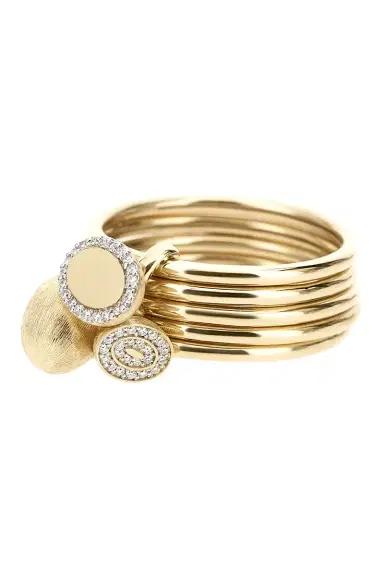 NANIS Diamond Multi Boules Three Band Ring | Thumbnail 3 NANIS Diamond Multi Boules Three Band Ring | Thumbnail 3