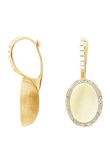 NANIS Diamond Halo Sway Circle Drop Earrings | Thumbnail 3 NANIS Diamond Halo Sway Circle Drop Earrings | Thumbnail 3