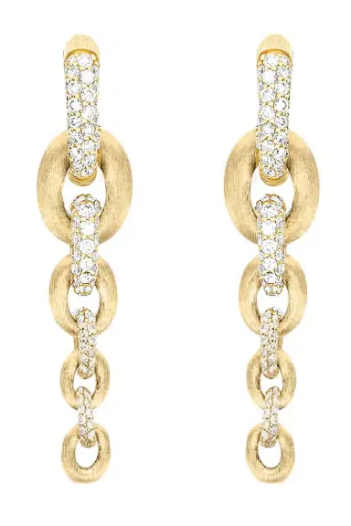 NANIS Diamond Libera Aura Four Link Drop Eearrings | Thumbnail 1 NANIS Diamond Libera Aura Four Link Drop Eearrings | Thumbnail 1