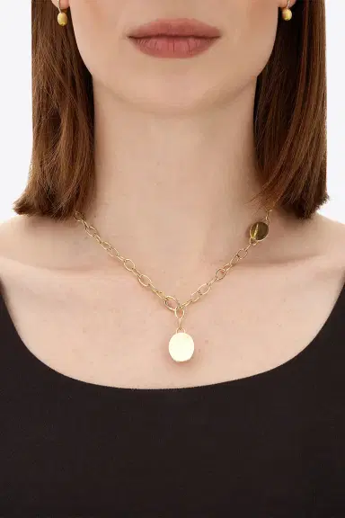 NANIS Two Boule Sway Link Y Necklace | Thumbnail 2 NANIS Two Boule Sway Link Y Necklace | Thumbnail 2