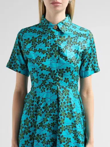 Elisamama Women's Feyi Printed Cotton Dress | Thumbnail 5 Elisamama Women's Feyi Printed Cotton Dress | Thumbnail 5