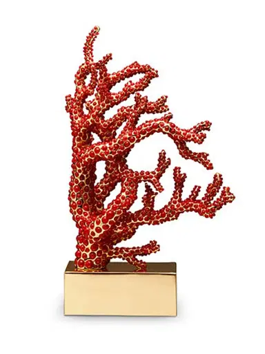 L'Objet Coral Bookend - Red | Thumbnail 3 L'Objet Coral Bookend - Red | Thumbnail 3