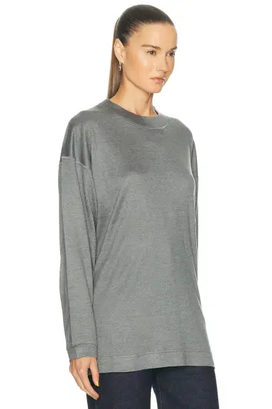 Khaite Dylan Washable Silk Top | Thumbnail 2 Khaite Dylan Washable Silk Top | Thumbnail 2