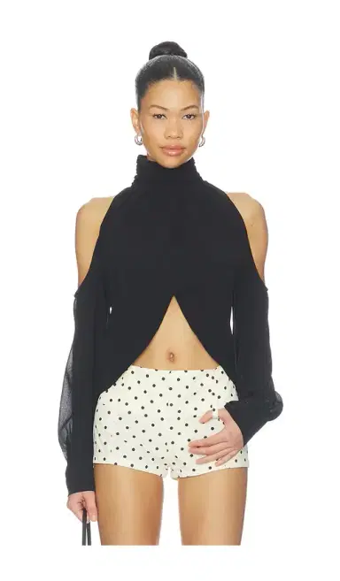 MORE TO COME Chiara Cold Shoulder Top | Thumbnail 1 MORE TO COME Chiara Cold Shoulder Top | Thumbnail 1