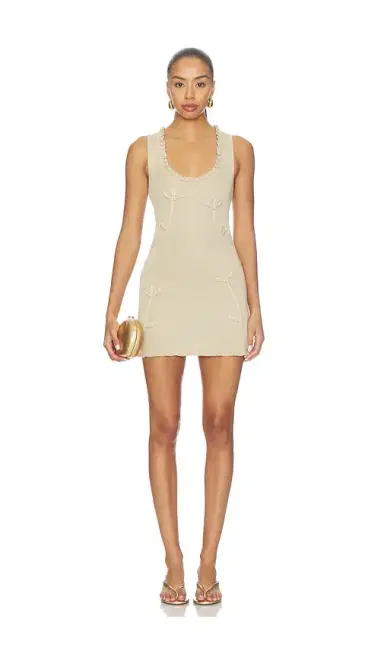 MAJORELLE x Blake Evin Zabrina Flower Embroidered Mini Dress | Thumbnail 1 MAJORELLE x Blake Evin Zabrina Flower Embroidered Mini Dress | Thumbnail 1