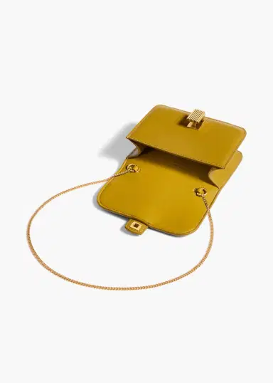 Khaite Blake Nano Bag In Golden Olive | Thumbnail 3 Khaite Blake Nano Bag In Golden Olive | Thumbnail 3