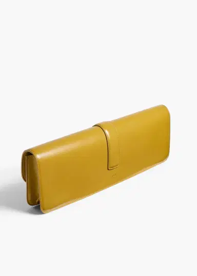 Khaite Blake Long Clutch In Golden Olive | Thumbnail 2 Khaite Blake Long Clutch In Golden Olive | Thumbnail 2