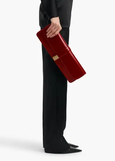 Khaite Blake Long Clutch In Oxblood | Thumbnail 5 Khaite Blake Long Clutch In Oxblood | Thumbnail 5