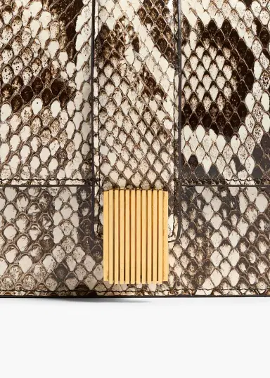 Khaite Blake Long Clutch In Natural Python | Thumbnail 4 Khaite Blake Long Clutch In Natural Python | Thumbnail 4