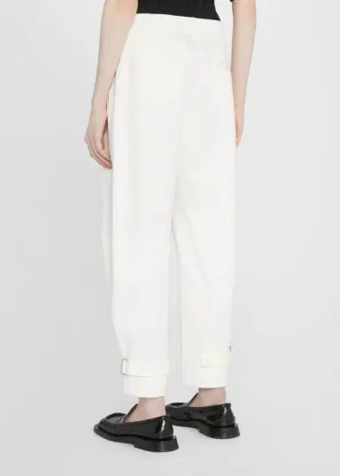 Proenza Schouler White Label Twill Cropped Tapered Pants | Thumbnail 2 Proenza Schouler White Label Twill Cropped Tapered Pants | Thumbnail 2