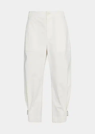 Proenza Schouler White Label Twill Cropped Tapered Pants | Thumbnail 5 Proenza Schouler White Label Twill Cropped Tapered Pants | Thumbnail 5