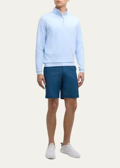 Peter Millar Men's Perth Micro-Stripe Half-Zip Sweater | Thumbnail 2 Peter Millar Men's Perth Micro-Stripe Half-Zip Sweater | Thumbnail 2