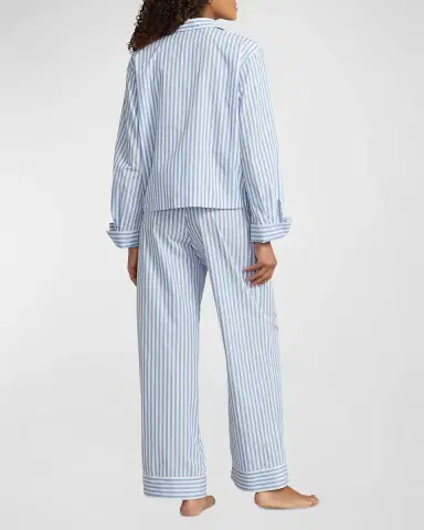 Polo Ralph Lauren The Bailey Cotton Poplin Pajama Set | Thumbnail 3 Polo Ralph Lauren The Bailey Cotton Poplin Pajama Set | Thumbnail 3