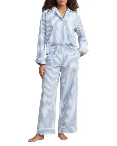 Polo Ralph Lauren The Bailey Cotton Poplin Pajama Set | Thumbnail 1 Polo Ralph Lauren The Bailey Cotton Poplin Pajama Set | Thumbnail 1