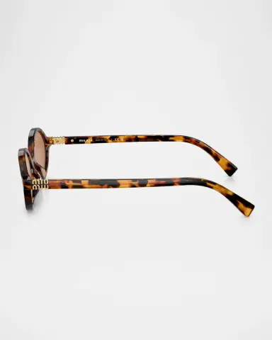 Miu Miu Acetate Oval Sunglasses | Thumbnail 2 Miu Miu Acetate Oval Sunglasses | Thumbnail 2