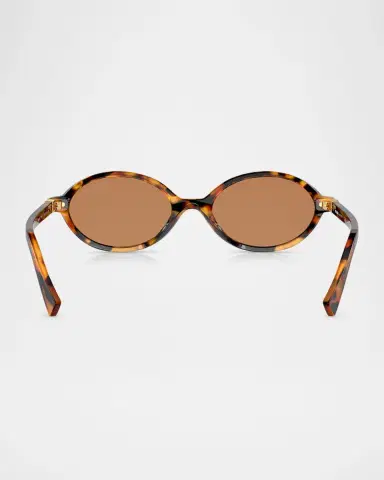 Miu Miu Acetate Oval Sunglasses | Thumbnail 4 Miu Miu Acetate Oval Sunglasses | Thumbnail 4