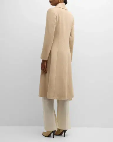 Sofia Cashmere Shawl-Collar Camel Hair Princess Coat | Thumbnail 4 Sofia Cashmere Shawl-Collar Camel Hair Princess Coat | Thumbnail 4